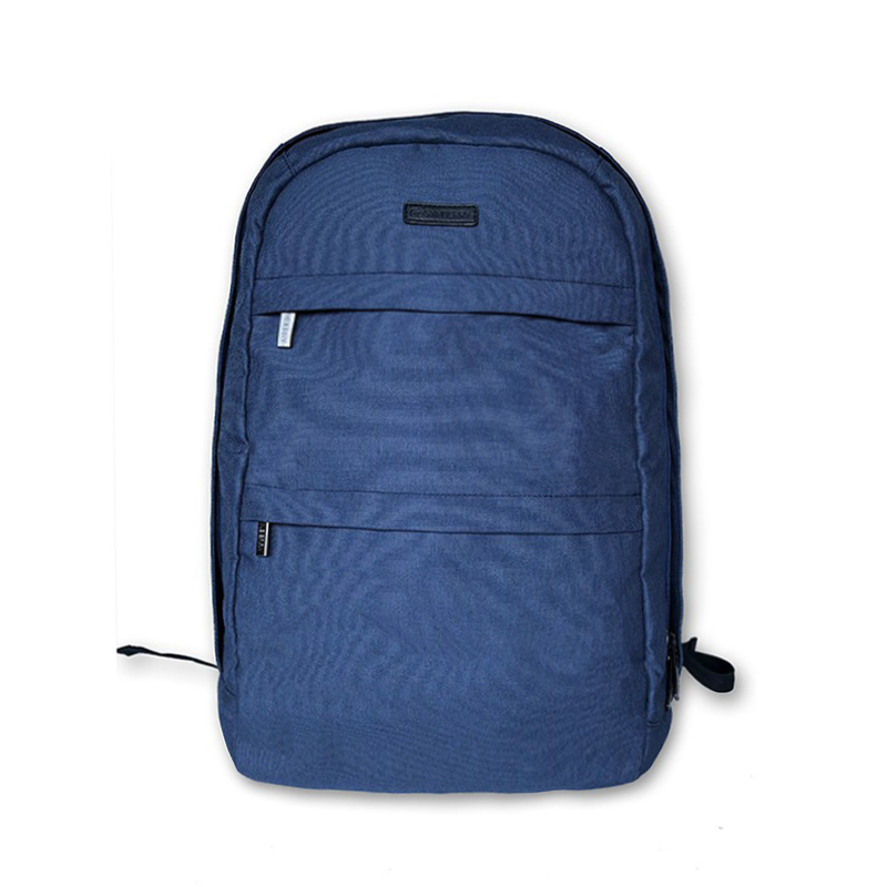 Dark Blue Minimalist Backpack