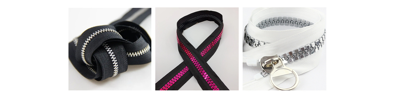 Different Specifications of Zippers