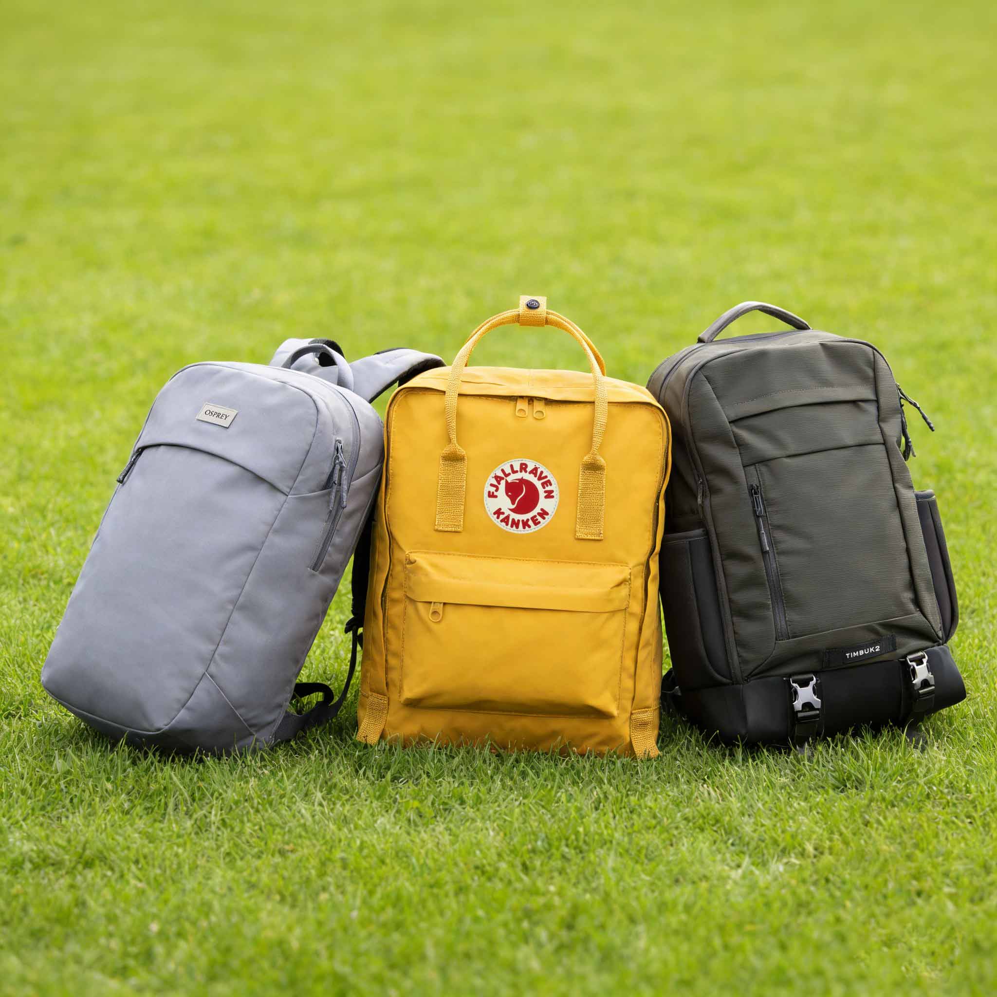 Osprey vs Fjällräven vs Timbuk2 rugzak